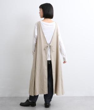 フレンチリネン2wayロングジレ