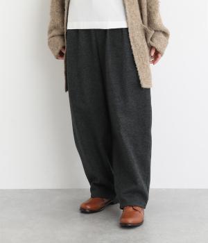 TWEDEDY COTTONコクーンタックパンツ(ブラック-F)