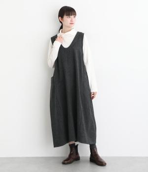 TWEDEDY COTTONコクーンジャンパースカート