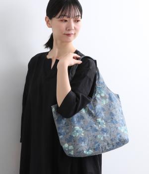 コットンリネンフラワー　センタートート