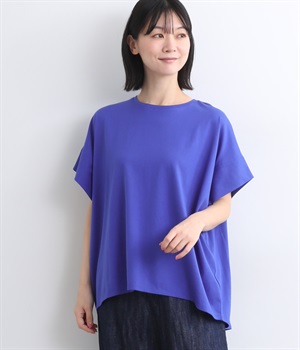 GIZAndy天竺ワイドシルエットカットソー（blue willow）の商品詳細