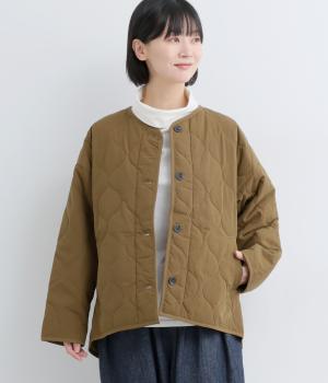 キルティングショートコート