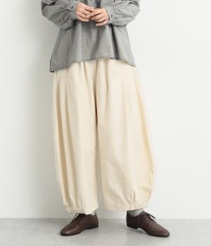 コットンオックスタックバルーンパンツ