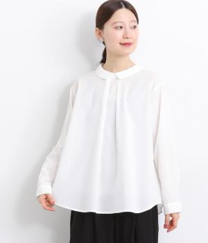 コットン細番手ブラウス