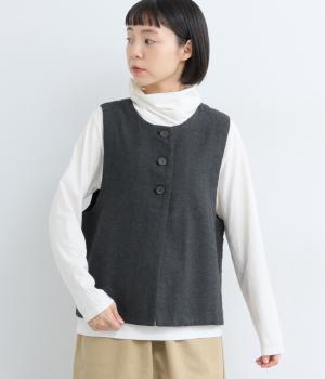 コットンリネンオックス　ベスト