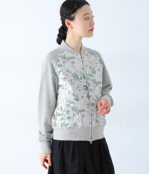 国産裏毛×LIBERTYブルゾン