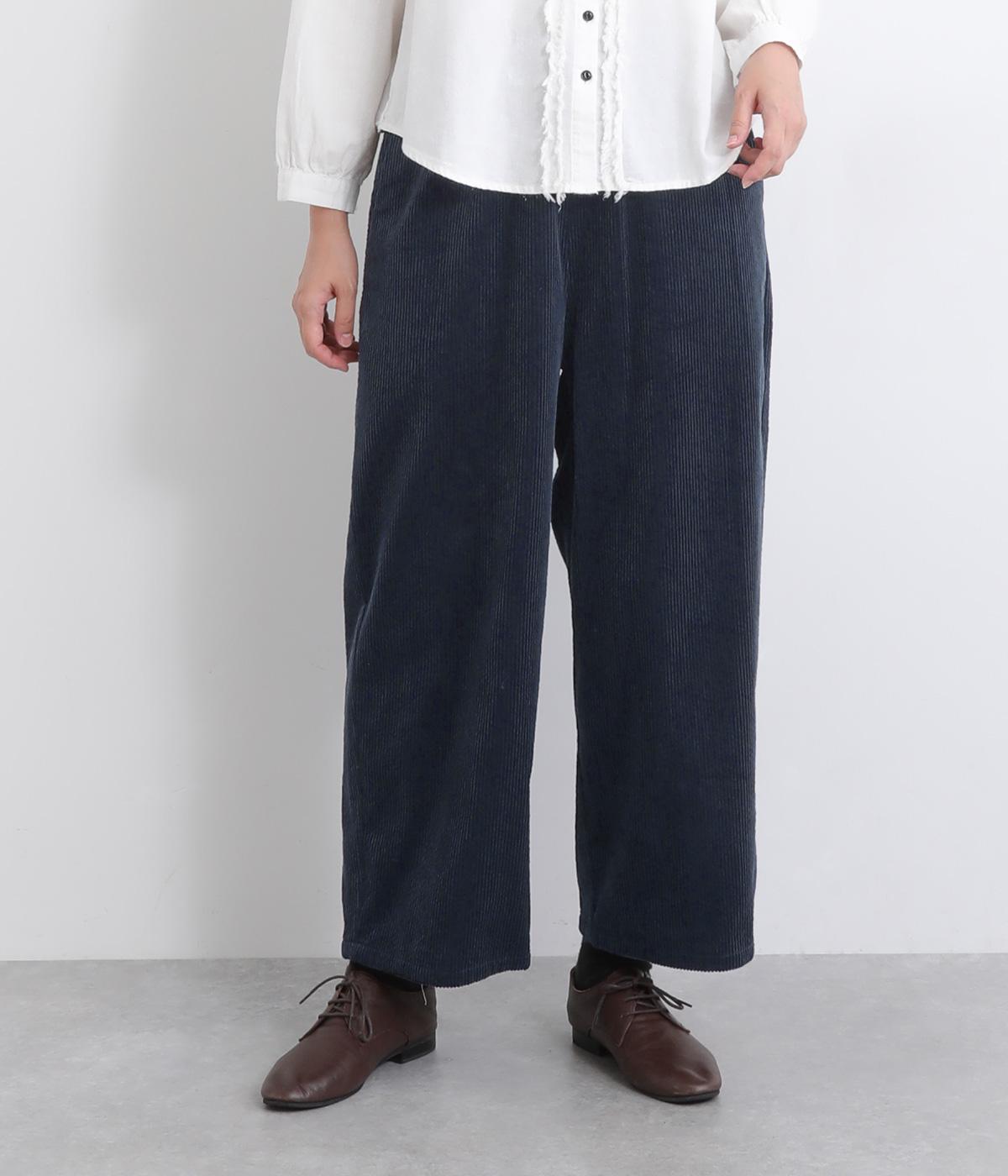 サッカーコール天パンツ(ネイビー-F)