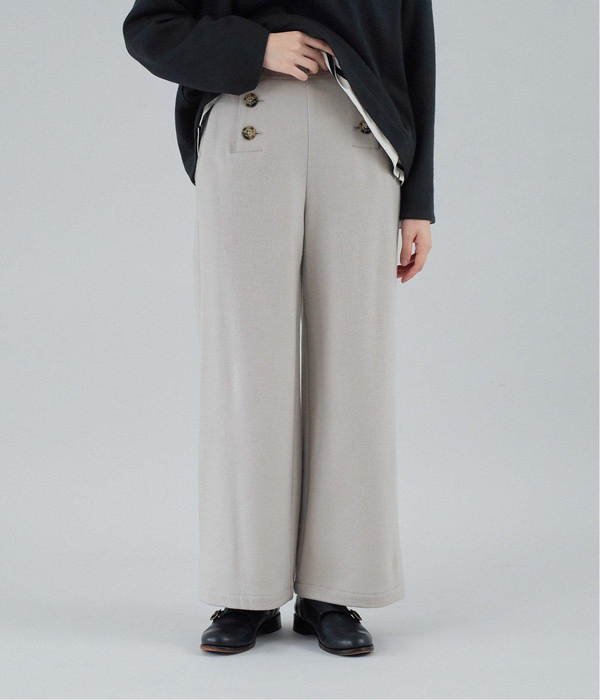 圧縮ウールマリンパンツ(グレー-36)