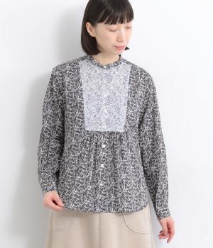 リバティヨーク切替ブラウス