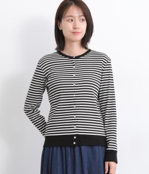 テレコボーダーカーディガン