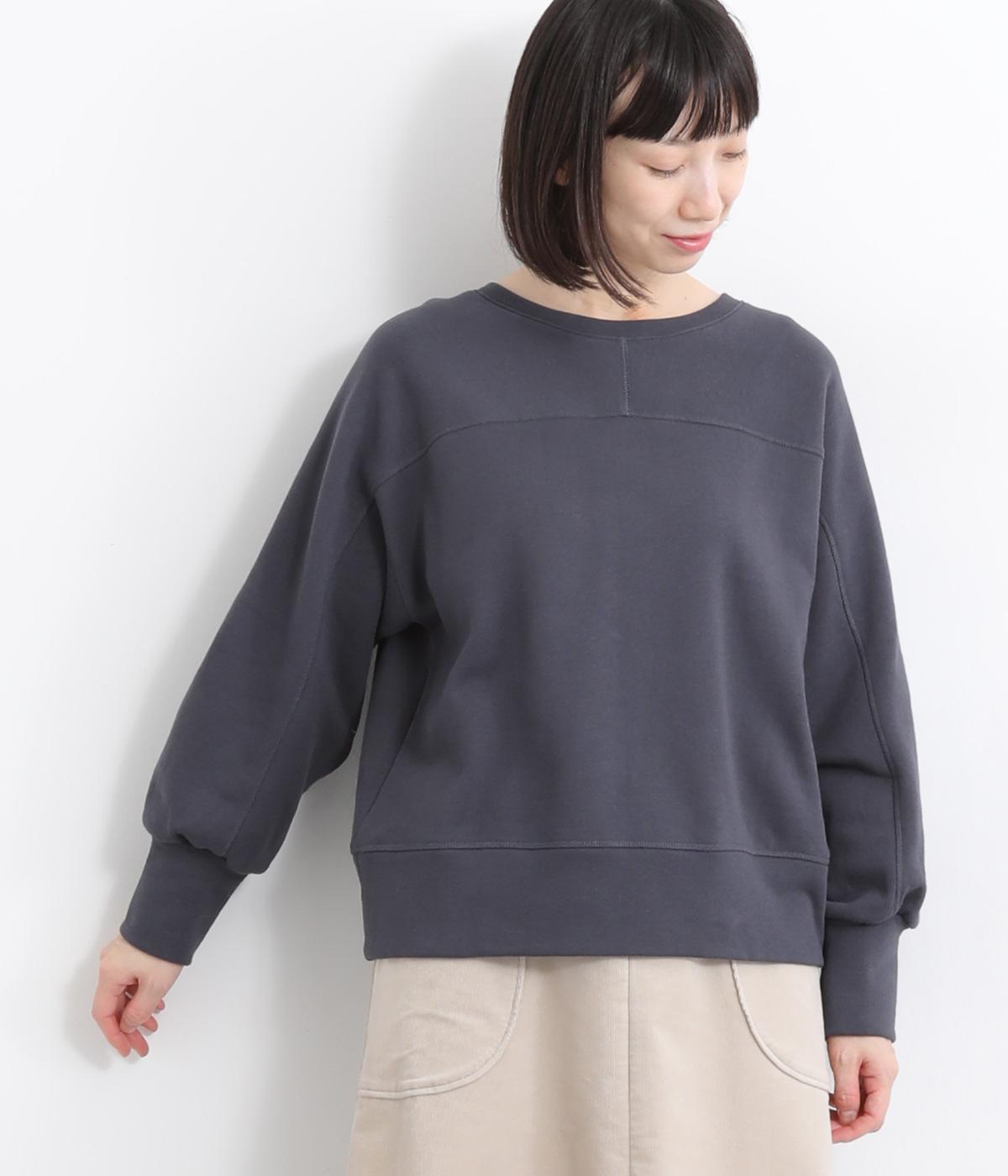 国産裏毛2wayカーディガン(ネイビー-F)