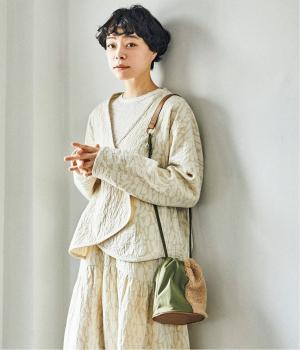 【リンネル掲載】シアリングドローストリング2wayバッグ