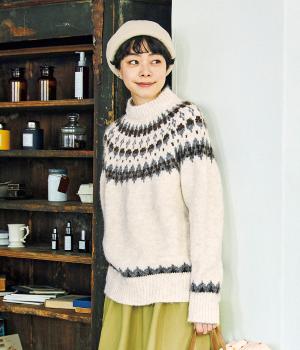 【リンネル掲載】求心JQニット