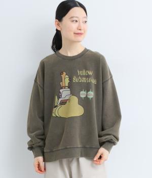 【BEATLES 】 YELLOW SUBMARINEスウェット(スミクロ-L)