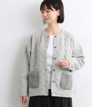 もちもちドット×ニットポケカーディガン