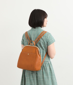 ドロップツリー木玉　がま口３WAYバッグ