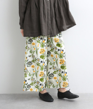 コットンモダールナショナルフラワーパンツ