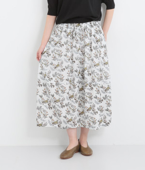 コットンキャンブリックチータースカート