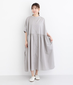 ワイドデザインドレス(ライトグレー-ONESIZE)