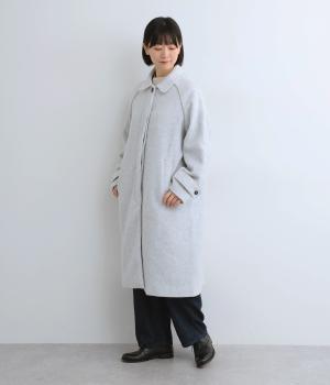 ステンカラーフリースコート