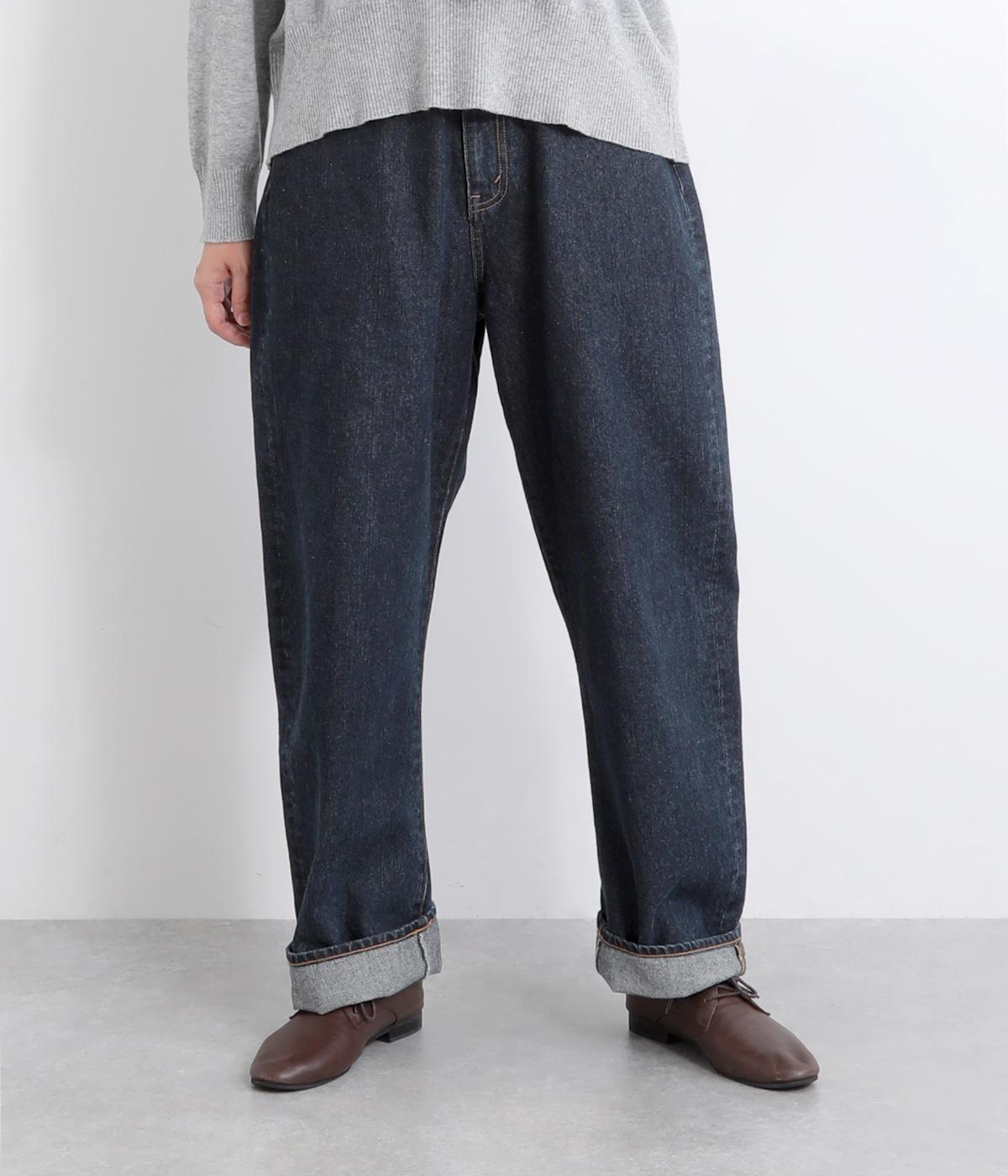 ワイドストレートデニム(ワンウォッシュ-M)