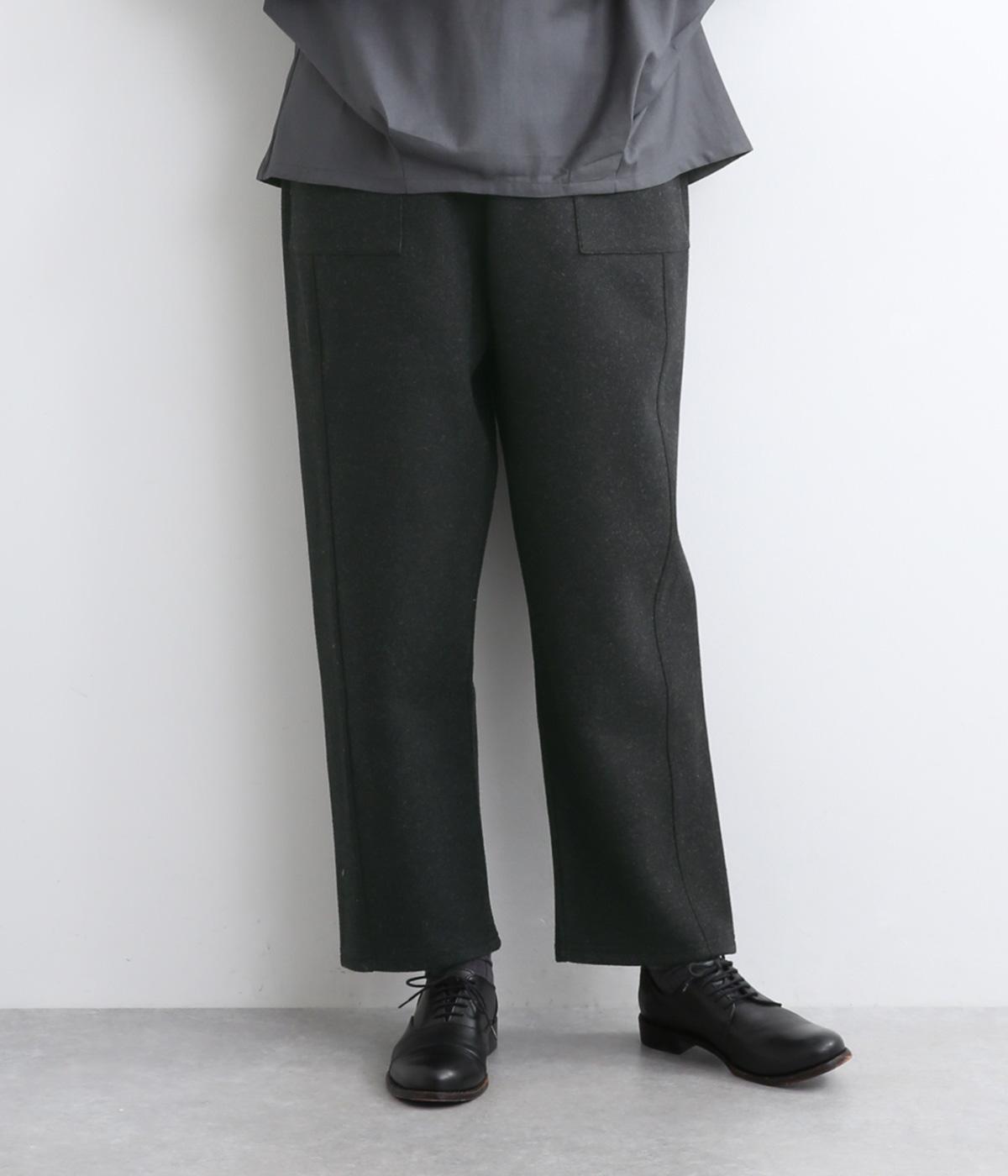 デザインポケットテーパードトラウザー(チャコール-M)