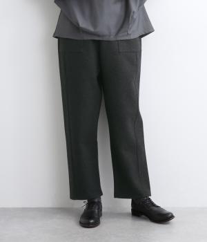 デザインポケットテーパードトラウザー(チャコール-M)