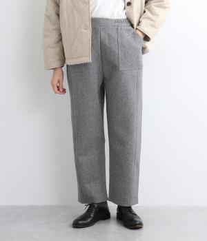 デザインポケットテーパードトラウザー(グレー-M)