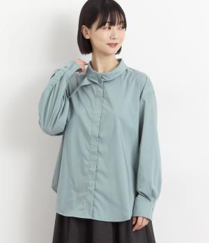 ボウタイデザインブラウス