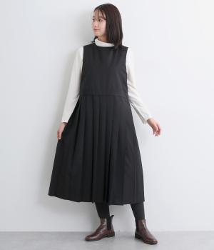 2wayプリーツジャンパースカート