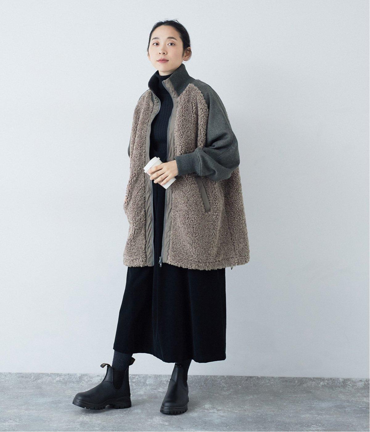 via j ボアハーフコート via j ボアハーフコート via j ボアハーフ  