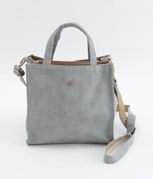 マット合皮シンプル2WAYトートバッグ