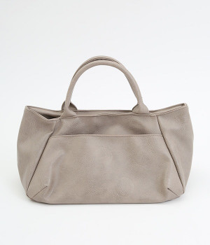 ドットカラー　合皮トートバッグ