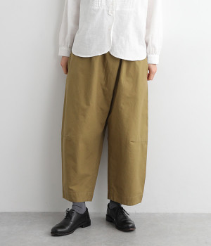 コットンコクーンワイドパンツ