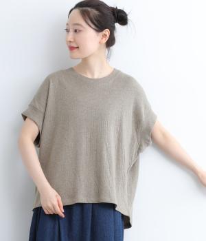 接結スーピマコットンワイドプルオーバー