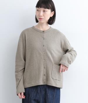 接結スーピマコットンカーディガン