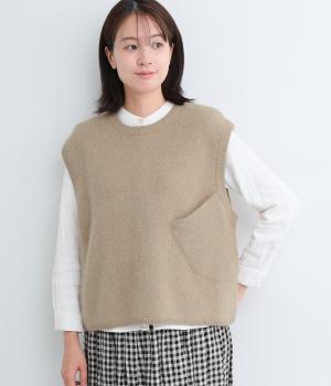 フォックスウール　ポケットベスト