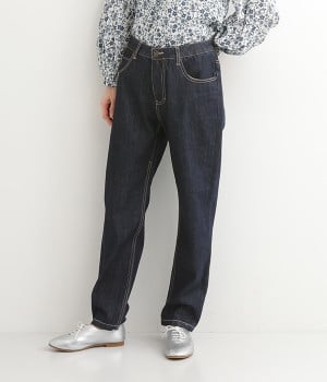 デニムストレートパンツ