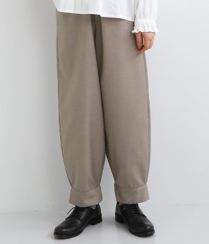 カフスパンツ(グレージュ-ONESIZE)