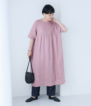 Perle Bon 半袖ワンピース 115 ネイビー Perle Bon 半袖ワンピース 115 ネイビー Perle Bon 半袖