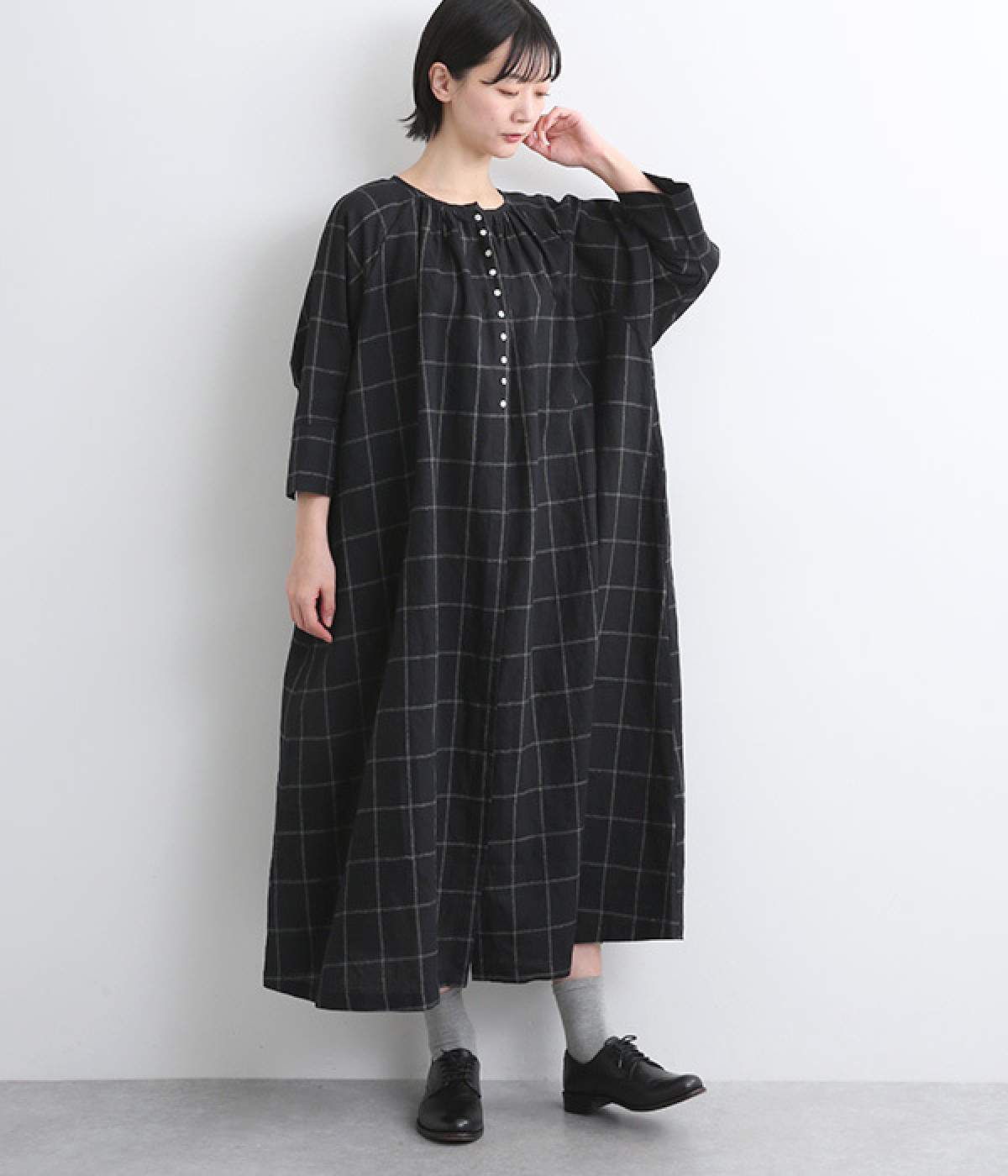 一部別注｜隠しボタンワンピース（08Mab）の商品詳細