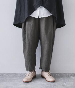 9番手リネンタックパンツ