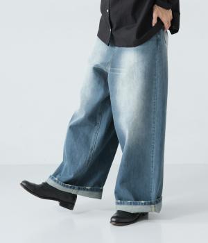 デニムワイドパンツ