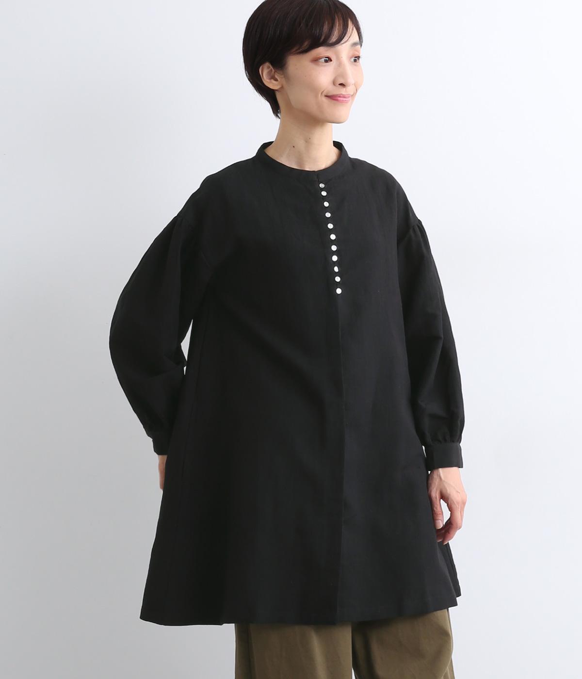 コットンリネンオックス多ボタンチュニック（08Mab）の商品詳細