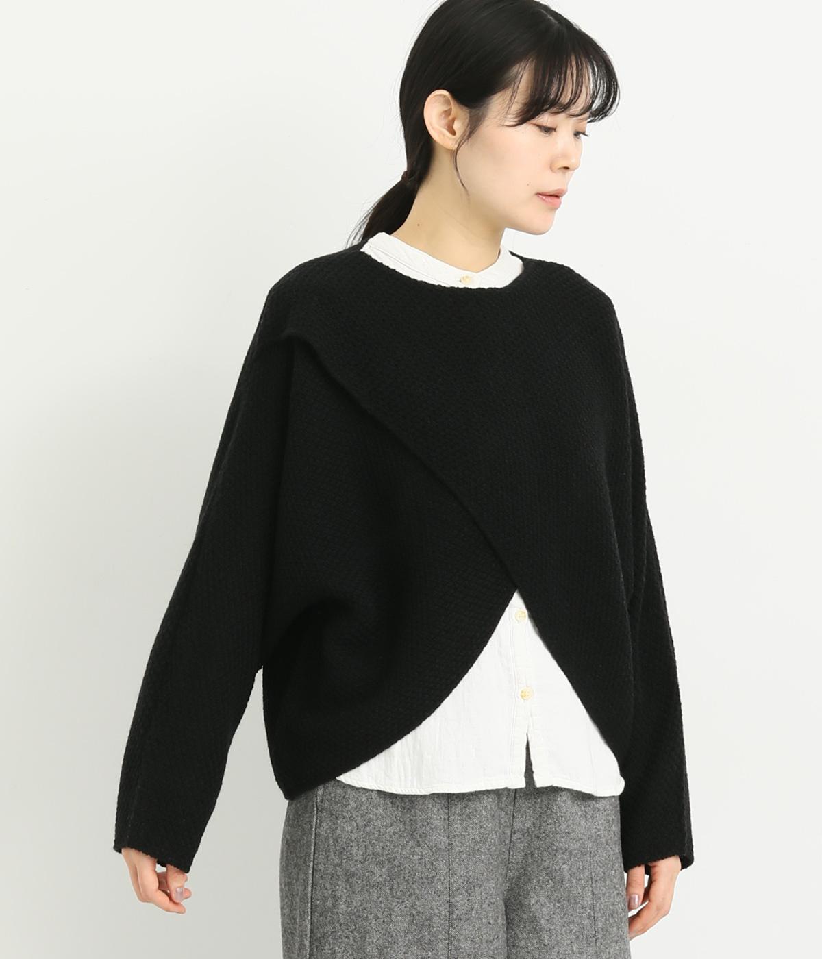 アクリルウール鹿の子編みプルオーバー（08Mab）の商品詳細