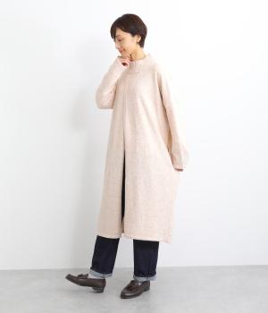 ポリコットンニット重ねワンピース