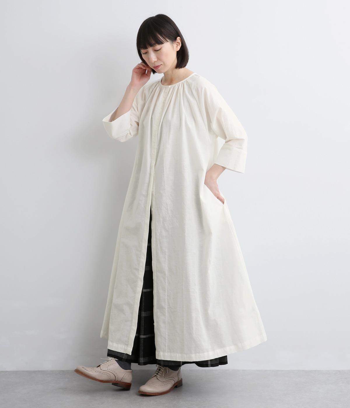 コットンリネン多ボタン前あきワンピース（08Mab）の商品詳細