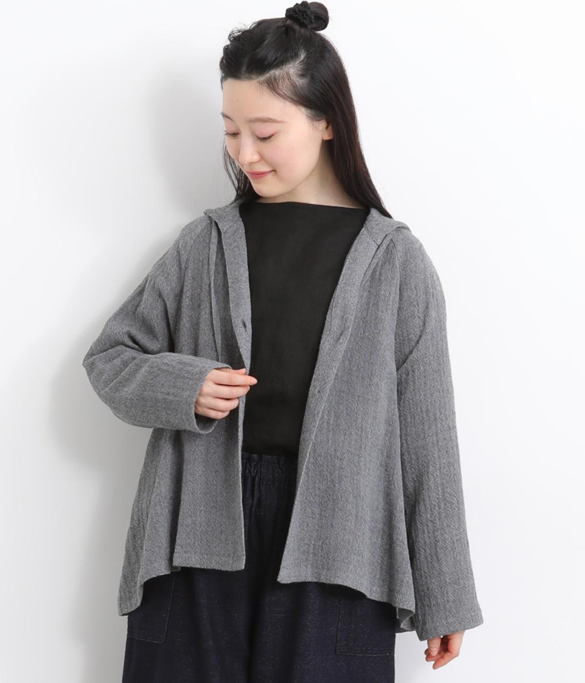ウールガーゼフーディージャケット（+2）の商品詳細