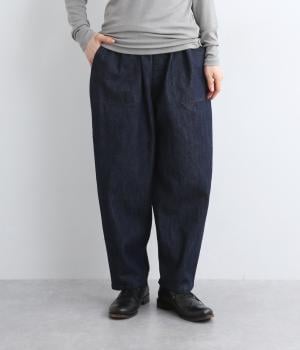 コットン9オンスデニムテーパードパンツ