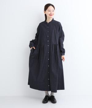 デニムコットンワンピース